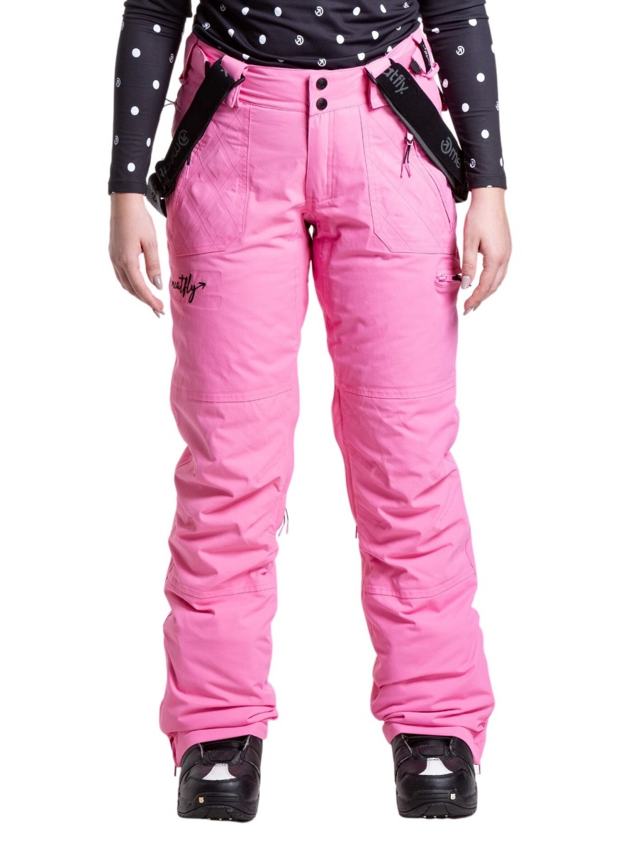 Levně Dámské snb & ski kalhoty meatfly foxy růžová l