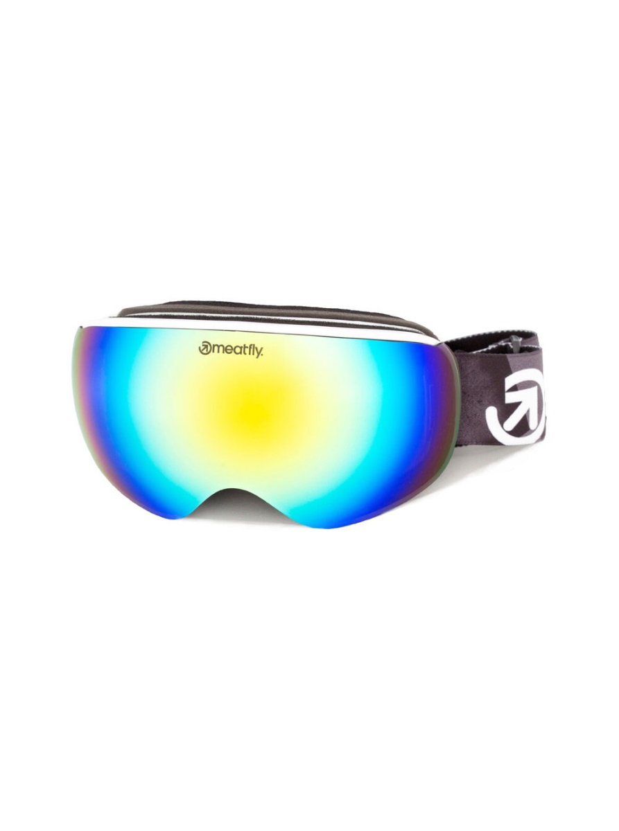 Snb & ski brýle meatfly ekko s bílá/žlutá one size