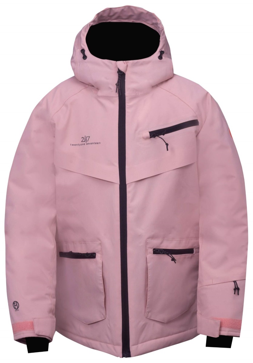 Dámská lyžařská bunda 2117 nyhem růžová s