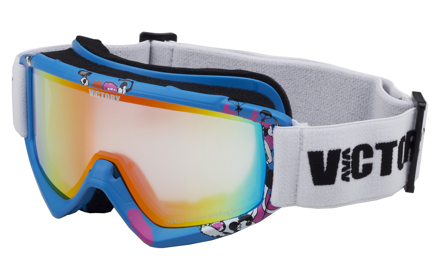 Levně Dětské lyžařské brýle victory spv 630 junior modrá
