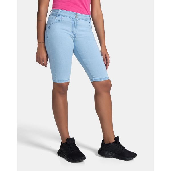 Dámské jeansové šortky Kilpi PARIVA-W světle modrá