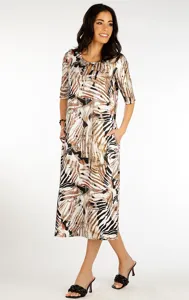 Dámské šaty s krátkým rukávem 5F064 LITEX Dámské šaty s krátkým rukávem 5F064 LITEX