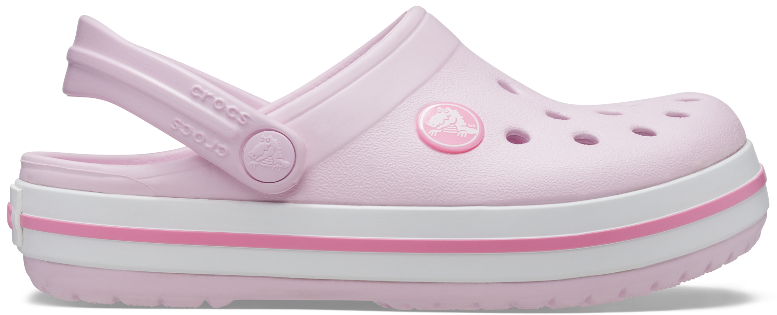 Levně Dětské boty crocs crocband světle růžová 36-37