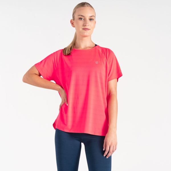 Dámské oversized funkční tričko GRAVITATE růžová