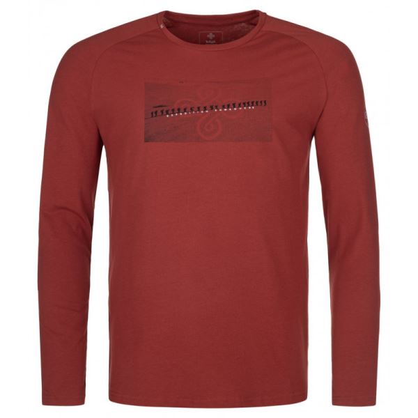 Pánské tričko KILPI SOREL-M tmavě červená
