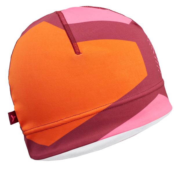 Unisex elastická čepice Silvini Averau růžová/oranžová