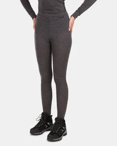 Dámské termo kalhoty z merino vlny Kilpi MAVORA BOTTOM-W tmavě šedá Dámské termo kalhoty z merino vlny Kilpi MAVORA BOTTOM-W tmavě šedá