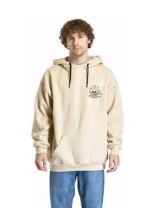 Unisex mikina Meatfly Fry béžová Unisex mikina Meatfly Fry béžová