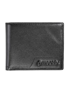 Kožená peněženka Meatfly Eliot Premium černá Kožená peněženka Meatfly Eliot Premium černá
