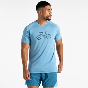 Pánské funkční tričko Dare2b TECH II světle modrá Pánské funkční tričko Dare2b TECH II světle modrá