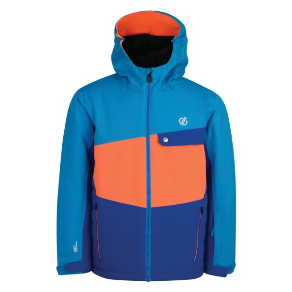Dětská zimní bunda Dare2b WREST modrá/oranžová