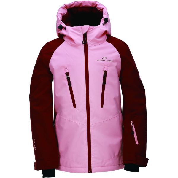 Dětská zimní lyžařská bunda 2117 LAMMHULT korálově růžová