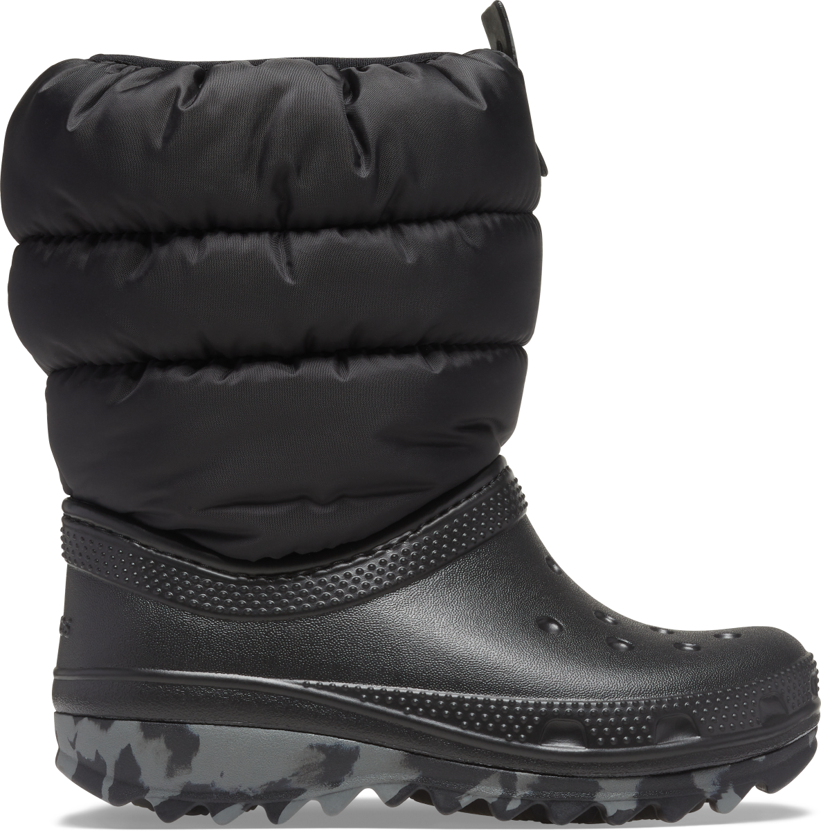 Dětské zimní boty crocs classic neo puff černá 33-34