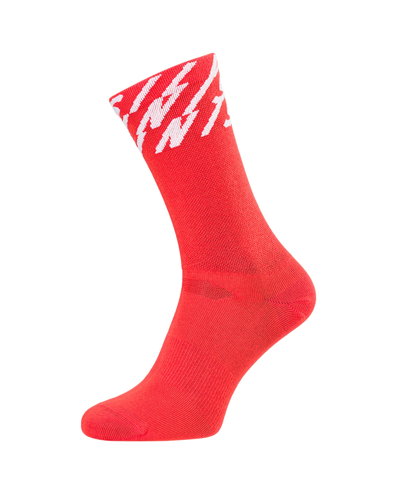 Unisex cyklo ponožky silvini oglio červená/bílá 45-47