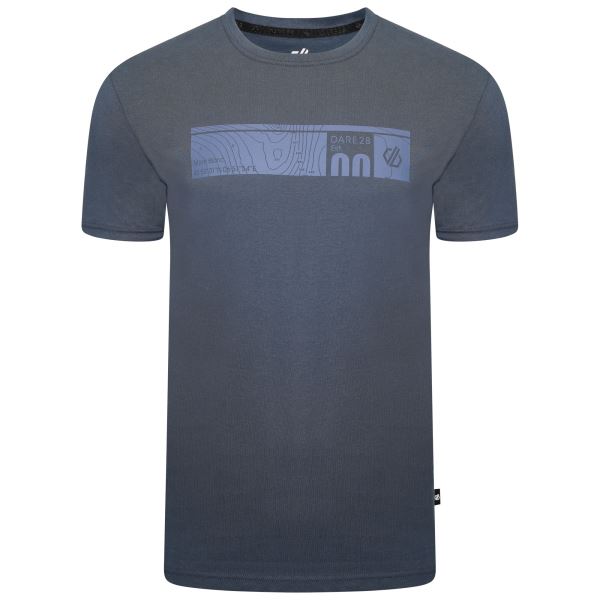 Pánské bavlněné tričko Dare2b DISPERSED modrošedá