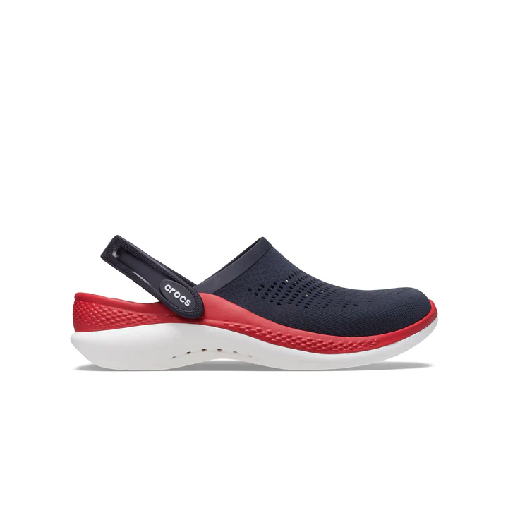 Unisex boty crocs literide 360 tmavě modrá/červená 43-44