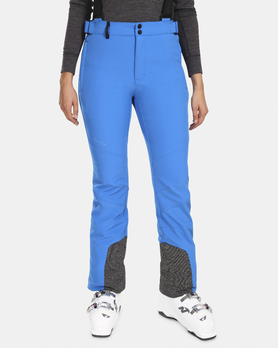 Dámské softshellové lyžařské kalhoty kilpi rhea-w modrá 52