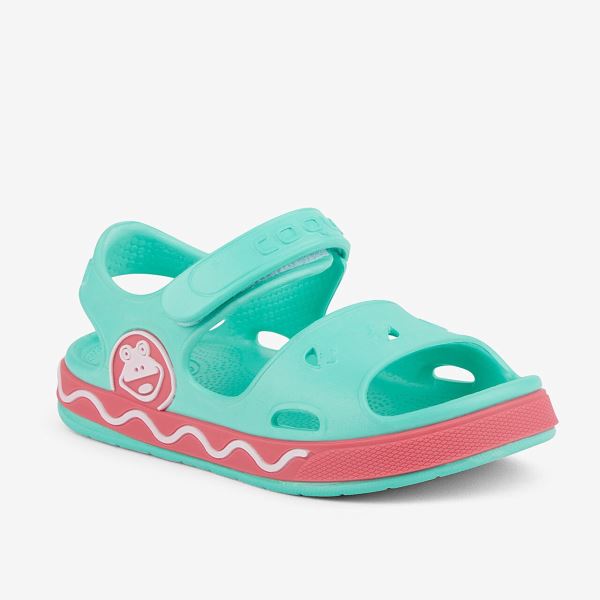 Dětské sandály COQUI FOBEE mentolově zelená/růžová
