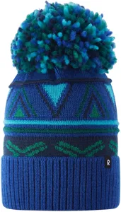 Dětská zimní čepice Reima Kirjoen tmavě modrá Dětská zimní čepice Reima Kirjoen tmavě modrá