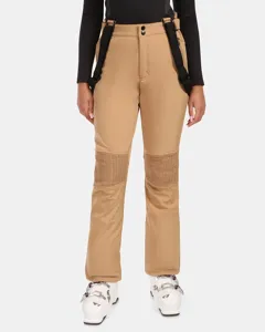 Dámské softshellové lyžařské kalhoty Kilpi DIONE-W béžová Dámské softshellové lyžařské kalhoty Kilpi DIONE-W béžová