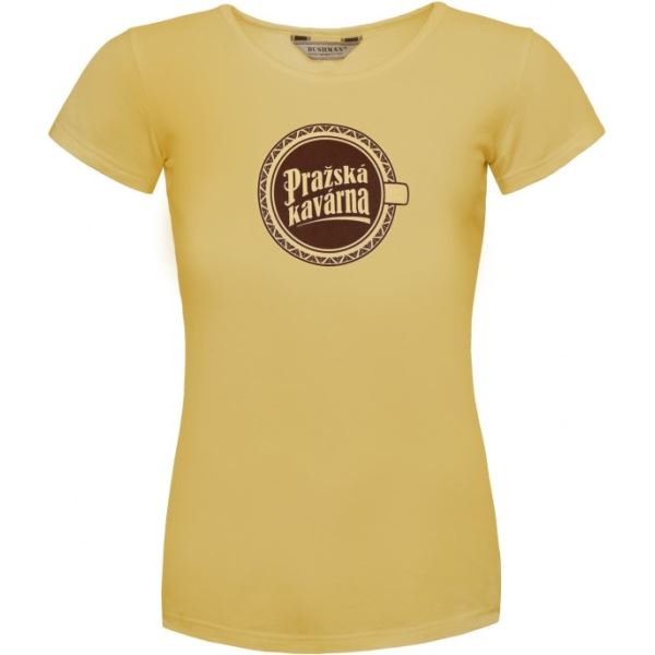 Dámské tričko BUSHMAN CAFE CUP žlutá