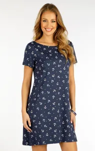 Dámské šaty s krátkým rukávem 5F133 LITEX Dámské šaty s krátkým rukávem 5F133 LITEX