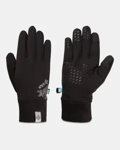 Unisex běžecké rukavice Kilpi CASPI-U černá Unisex běžecké rukavice Kilpi CASPI-U černá