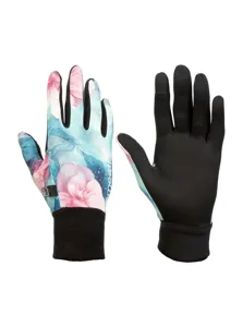 Dámské rukavice Meatfly Powerstretch modrá/růžová Dámské rukavice Meatfly Powerstretch modrá/růžová