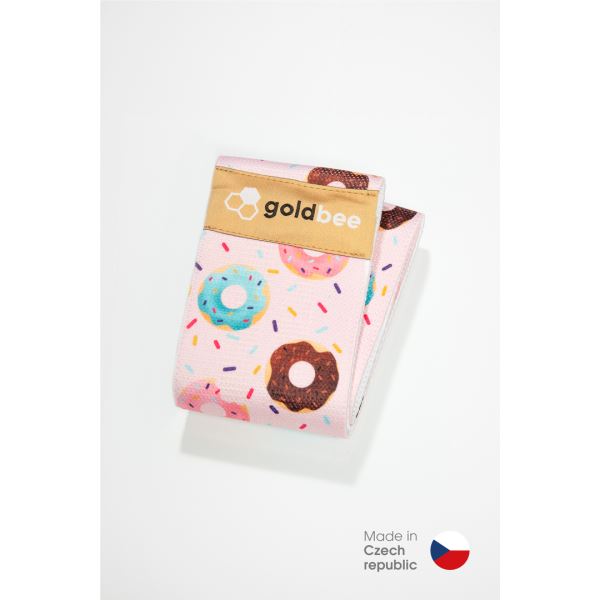 Odporová guma GoldBee BeBooty Donuts růžová